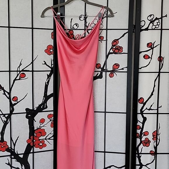 The Wolf Gang NWT Las Lolas Maxi Dress - Coral - Picture 5 of 10